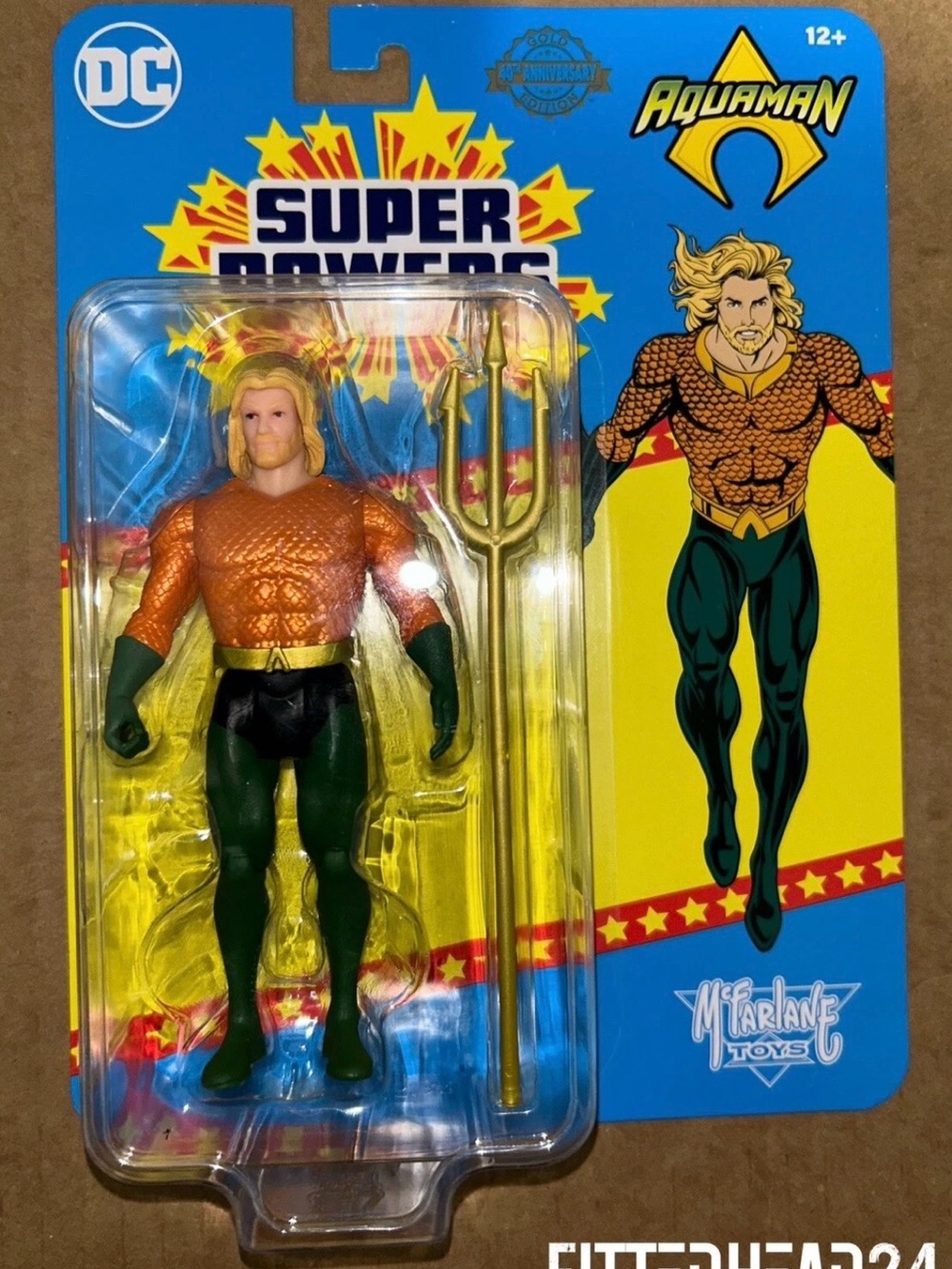 Aquaman Super Powers McFarlane 2024 Action Figure 4.5”